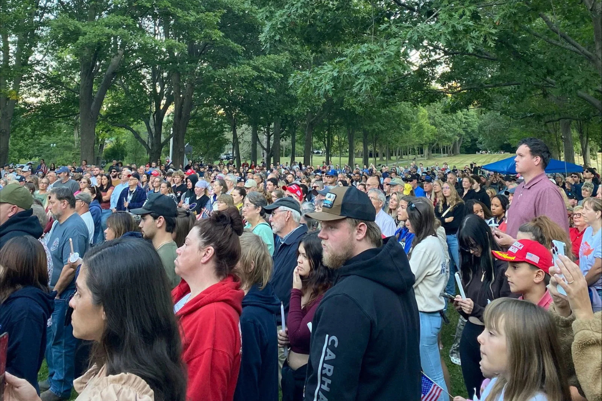 Hundreds gather across Maine to honor Charlie Kirk
