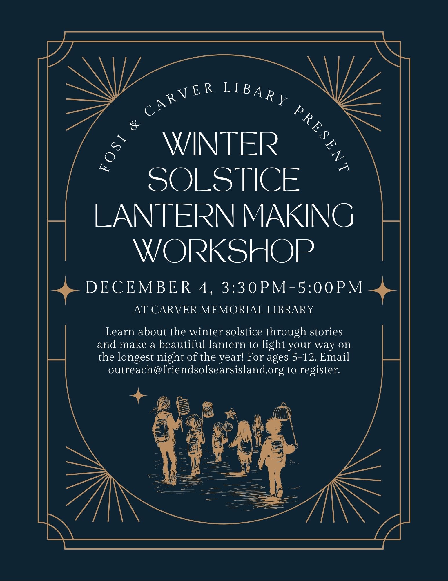 Winter solstice lantern-making workshop for kids