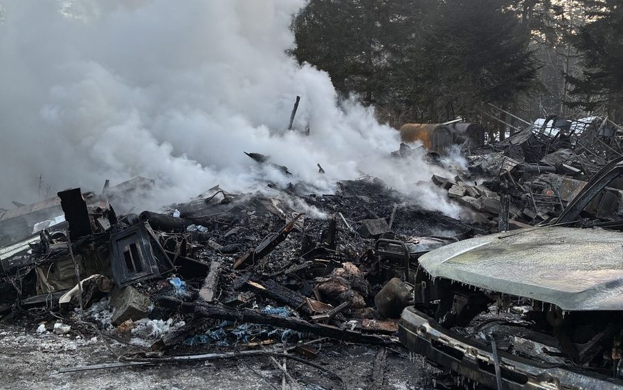 Fire destroys Harpswell home