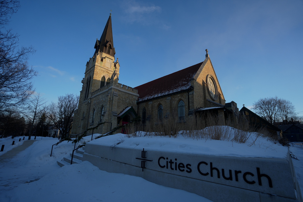 A woman who led a protest at a Minnesota church service has been arrested, Bondi says