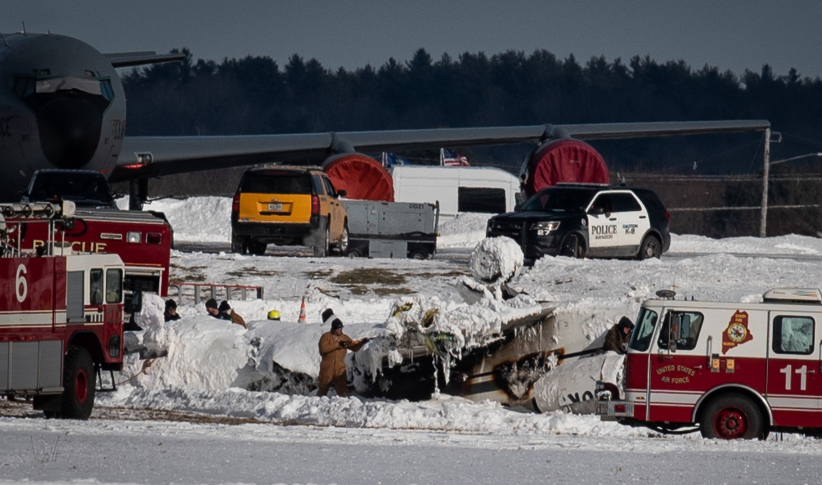 4 Bangor plane crash victims have been positively identified