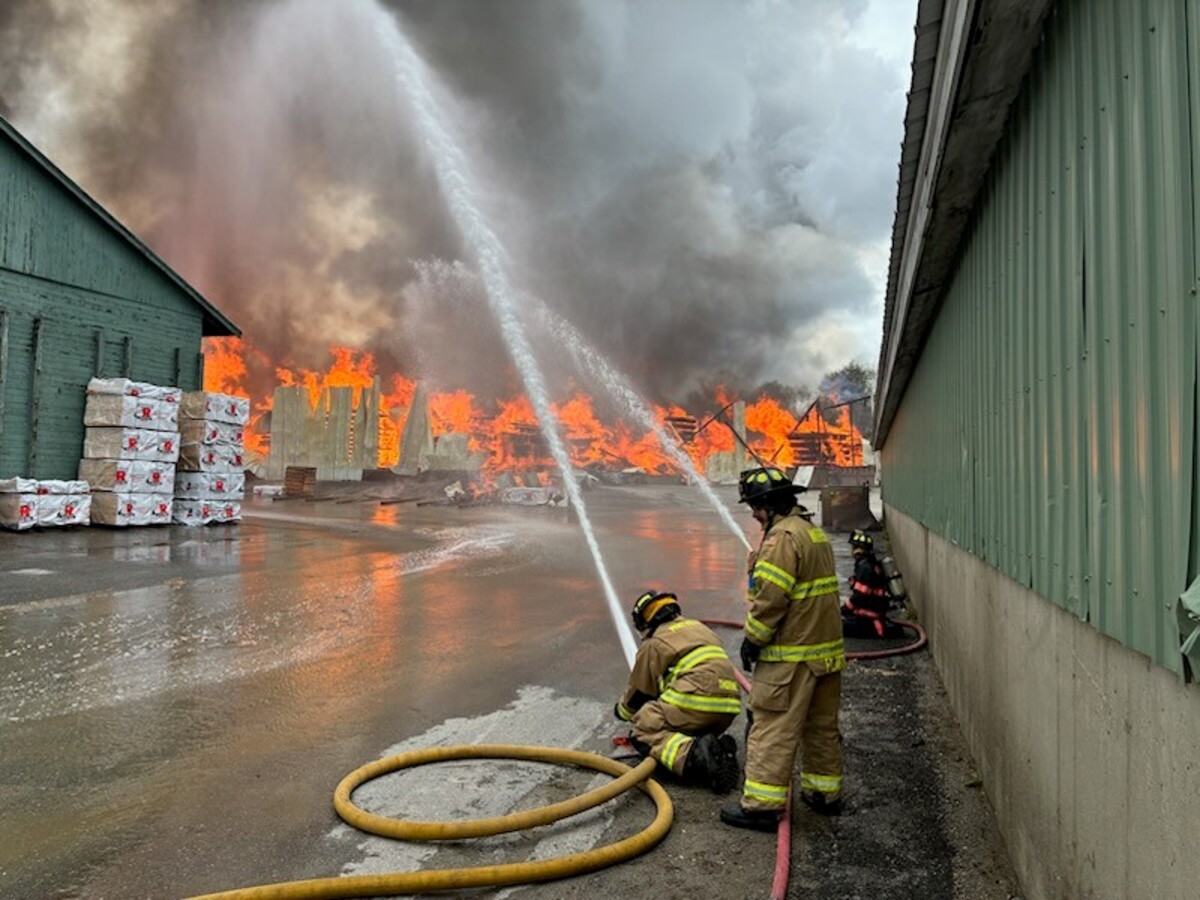 Listen: Searsmont fire chief describes lumber yard explosion