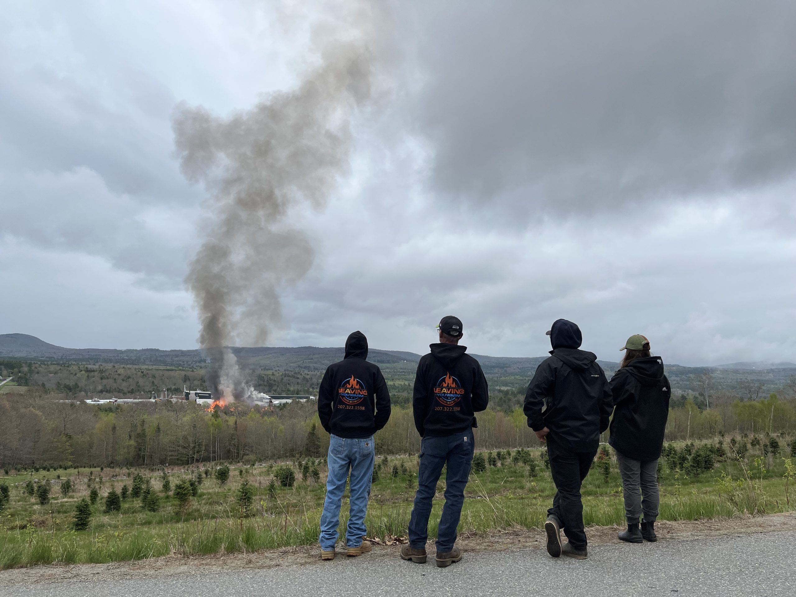 Watch: State officials comment on the Searsmont lumber mill fire