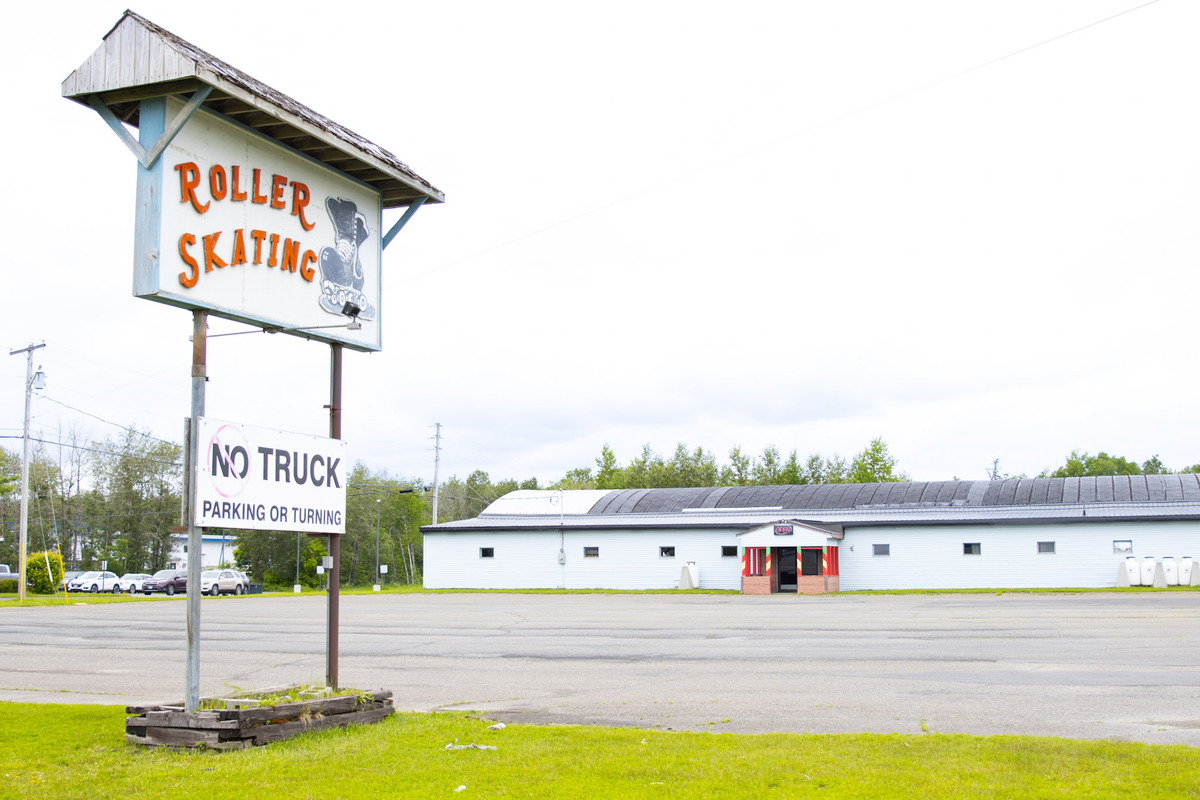 A longtime Caribou roller rink is for sale