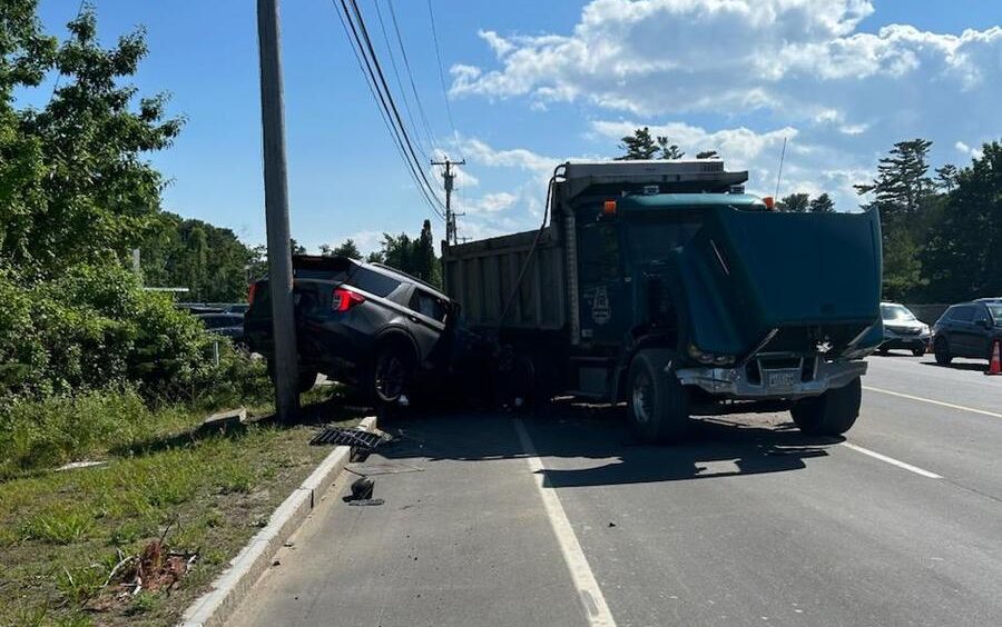 Maine driver dies after colliding with dump truck