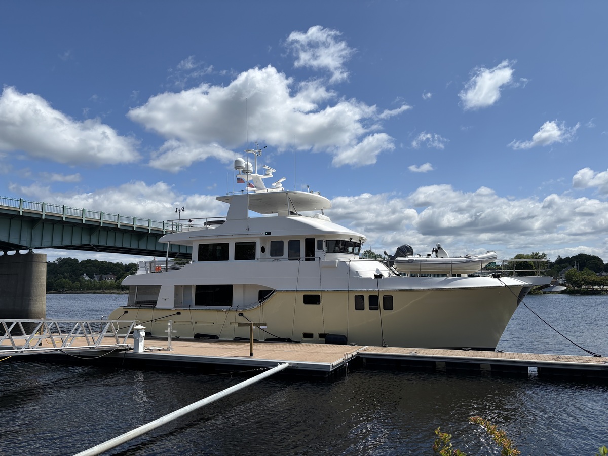 $6M yacht once raided by agents during drug-fueled party docks in Bangor