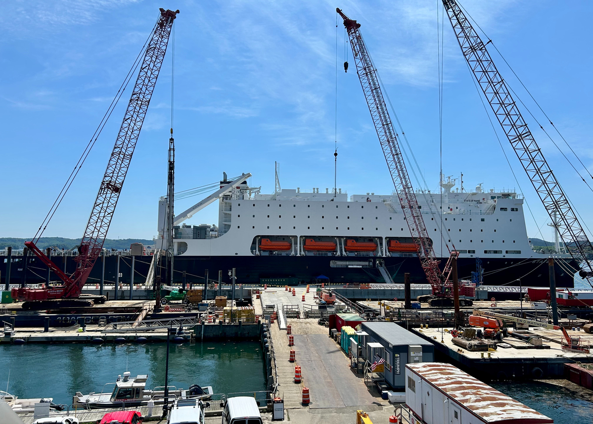Maine Maritime Academy’s new $330M training ship arrives in Castine