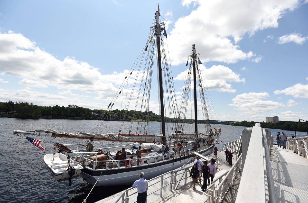 Photos: Historic tall ship docks in Bangor