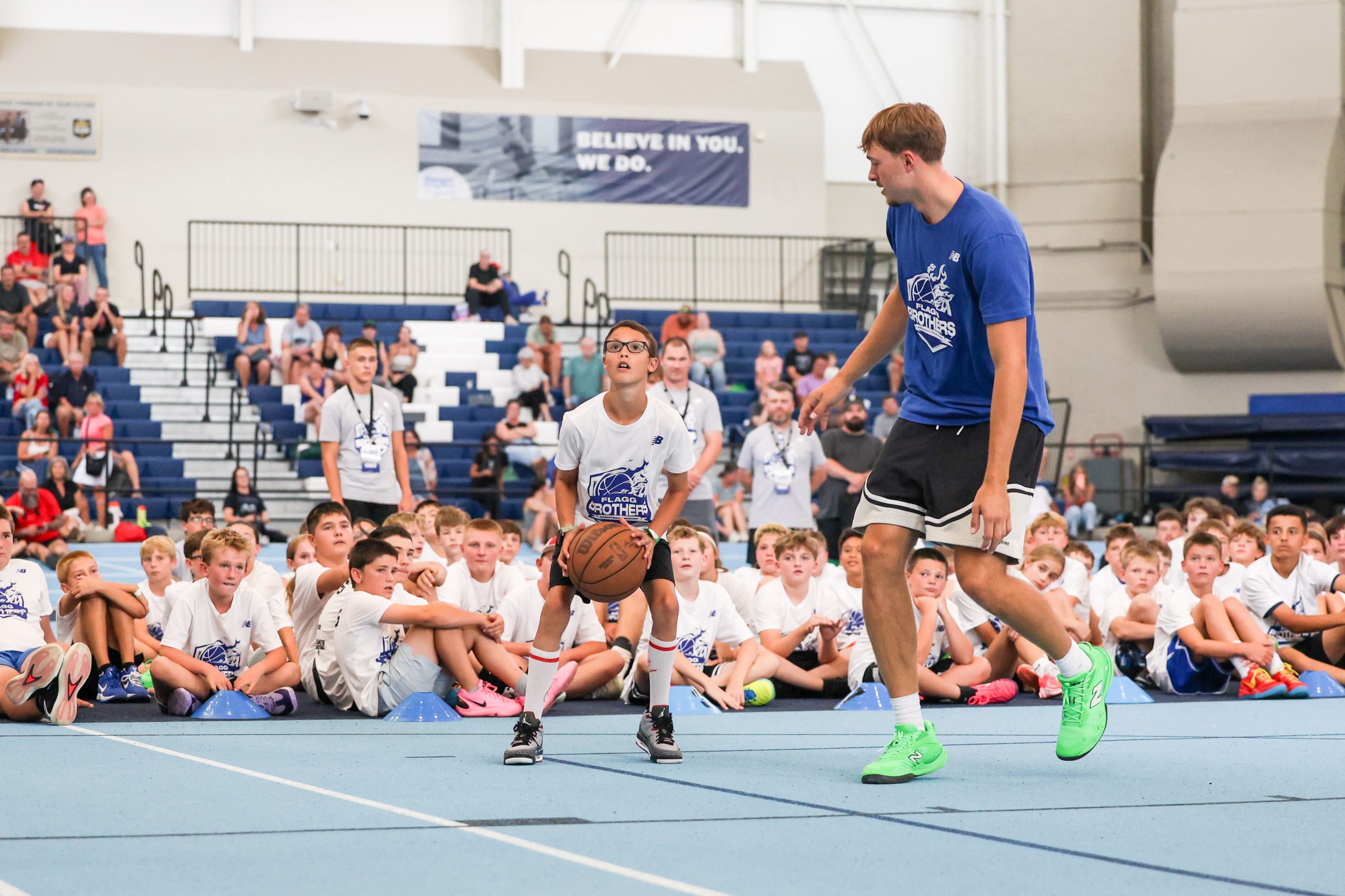 Image for Flagg twins give back to Maine’s youngsters through basketball camp in Orono
