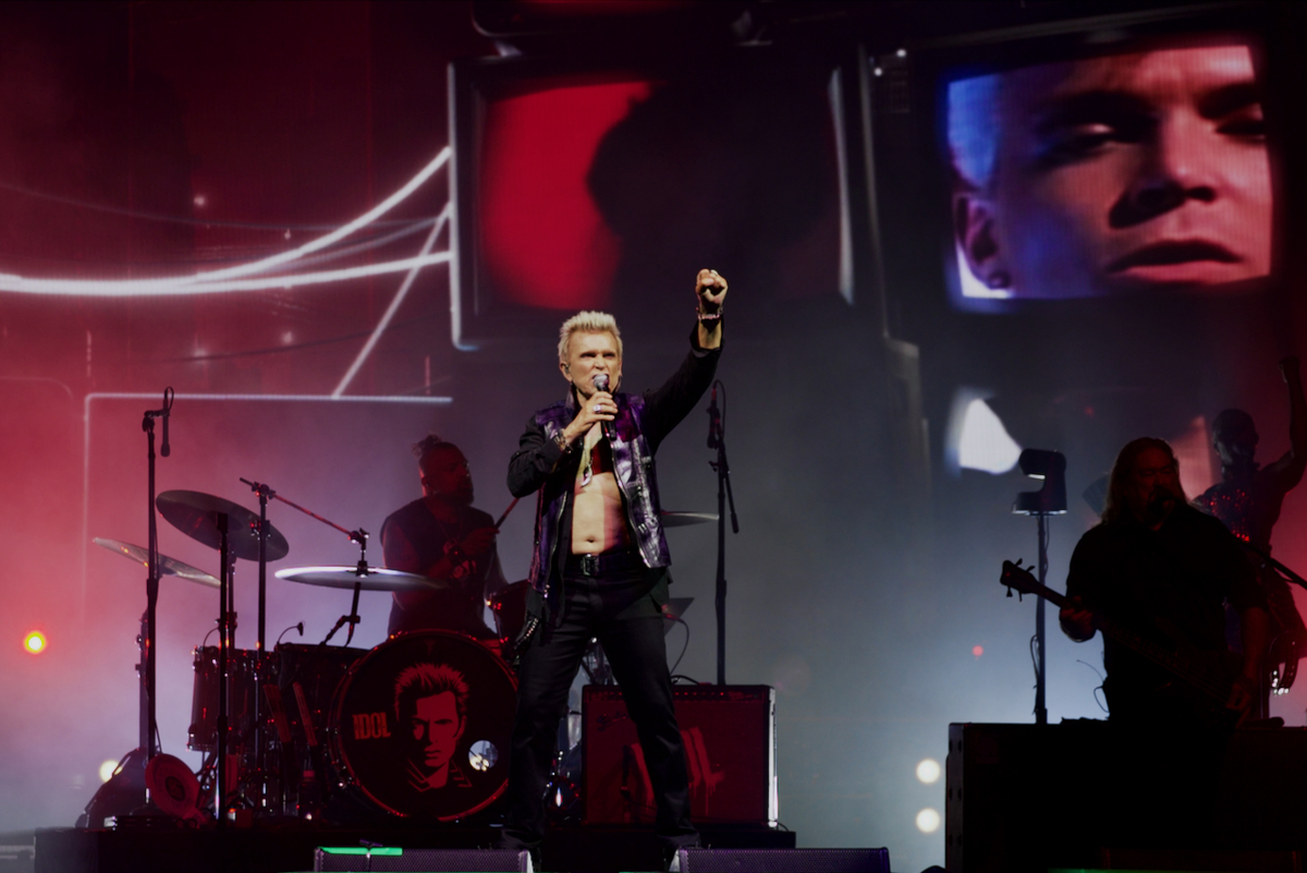 Billy Idol rocks Bangor's waterfront a year after canceled show