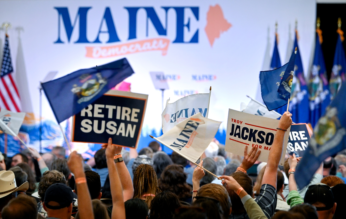 Democrats who have carried Susan Collins to victory may be slipping away