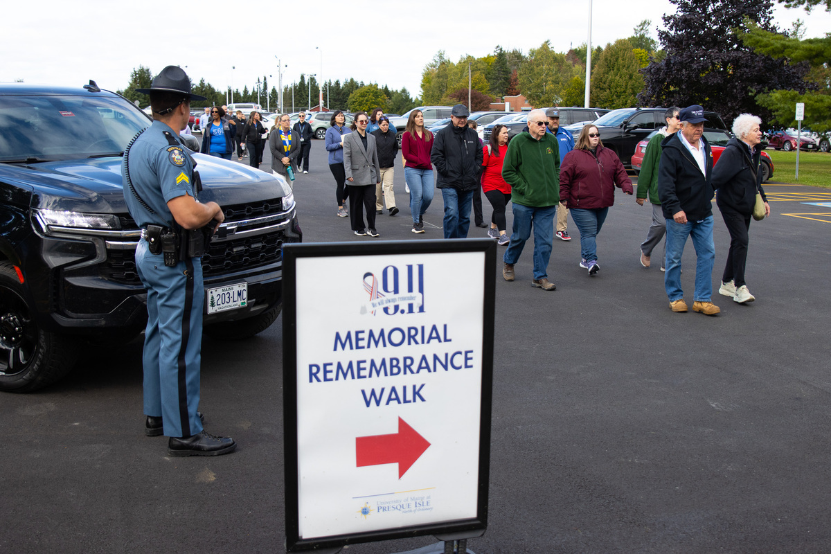 Presque Isle remembers 9/11 at site where community mourned 25 years ago