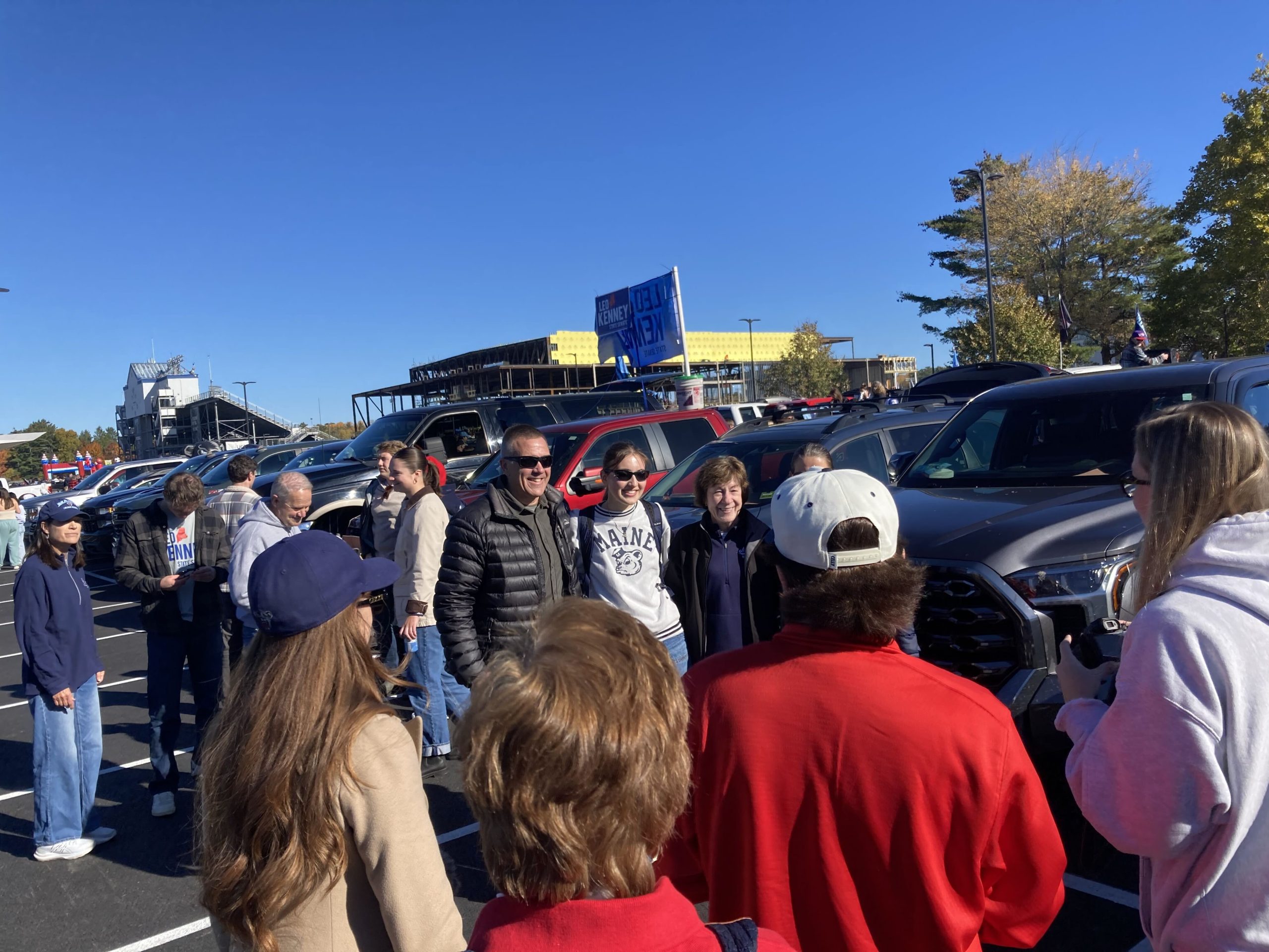 Susan Collins tailgates and Troy Jackson rallies with 10 days left until Election Day