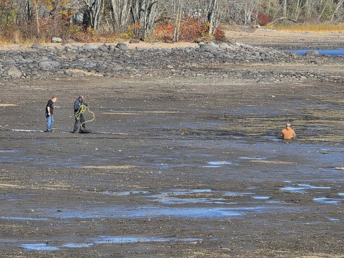 Maine duck hunter rescued after getting stuck chest-deep in mud